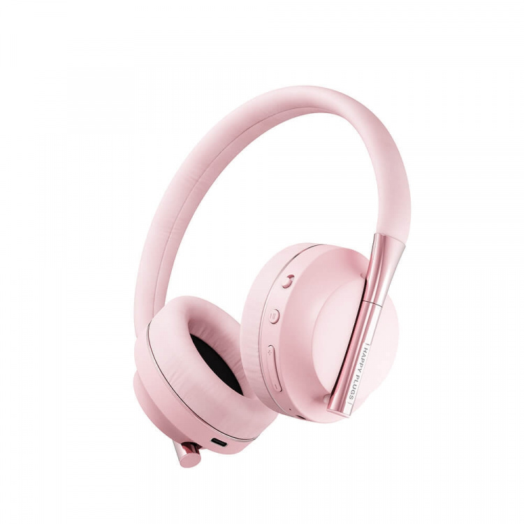 Happy Plugs Play Headphone Over-Ear 85dB Wireless Pink/Gold
