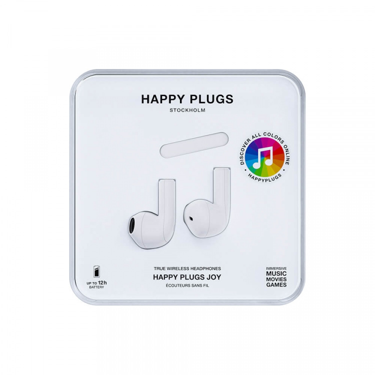Happy Plugs Headphone Joy In-Ear TWS White
