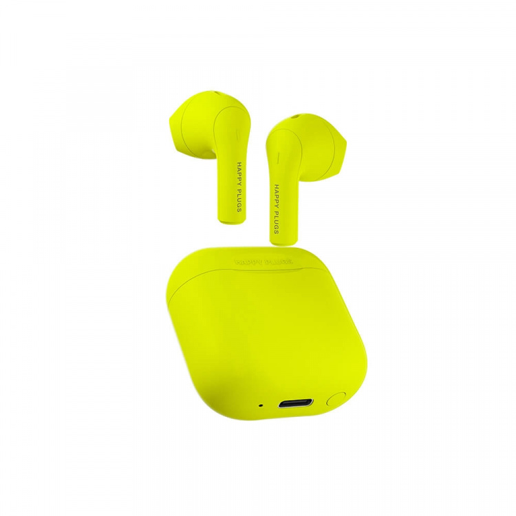 Happy Plugs Headphone Joy In-Ear TWS Neon Yellow