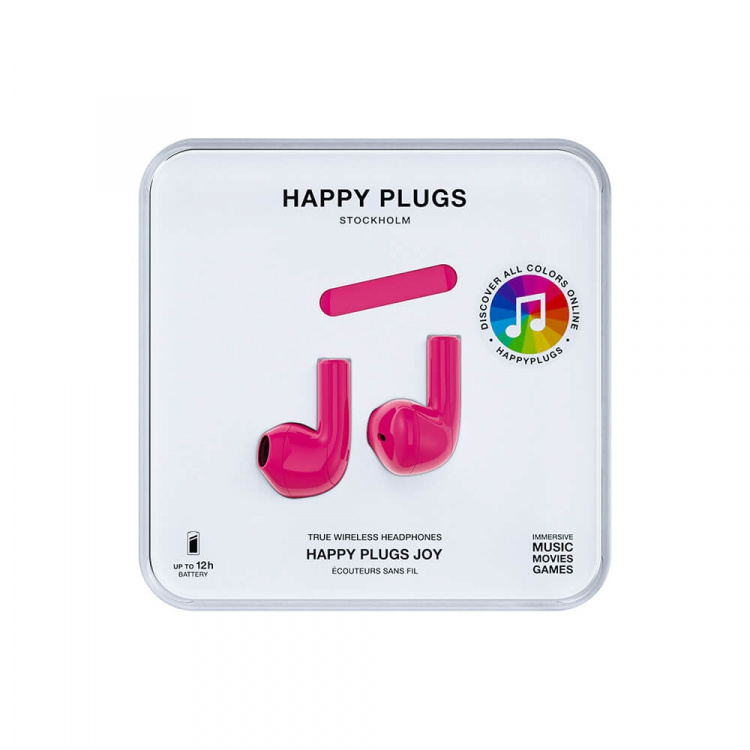Happy Plugs Headphone Joy In-Ear TWS Cerise Happy Plugs Headphone Joy In-Ear TWS Cerise