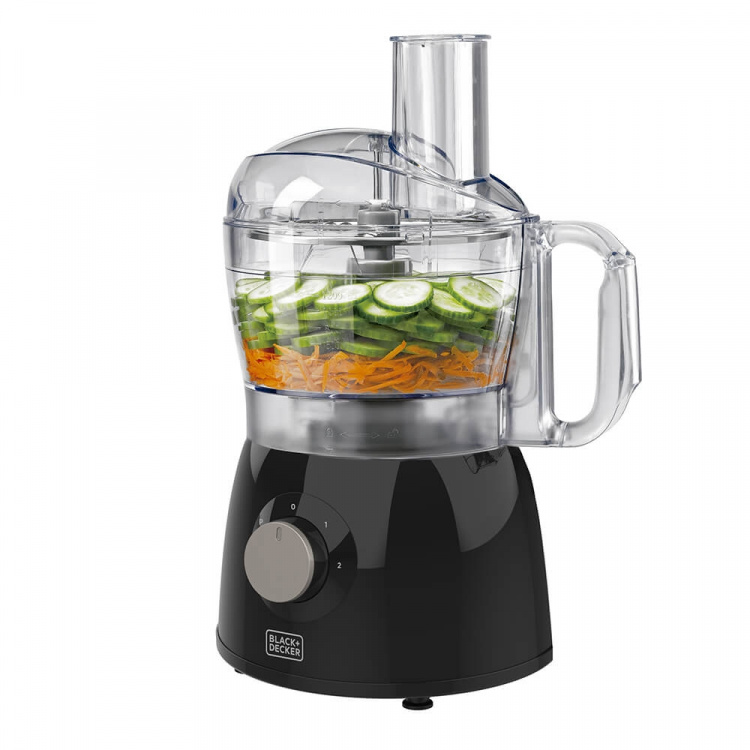 BLACK+DECKER Food Processor 600W Black BLACK+DECKER Food Processor 600W Black