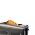 BLACK+DECKER Toaster Long Slot Brushed BLACK+DECKER Toaster Long Slot Brushed