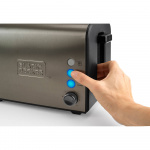 BLACK+DECKER Toaster Long Slot Brushed BLACK+DECKER Toaster Long Slot Brushed