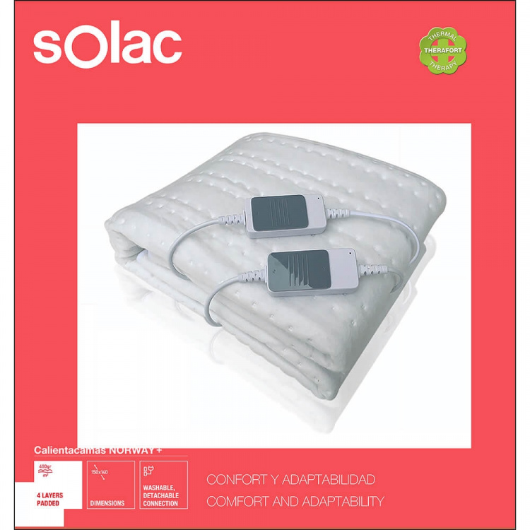 SOLAC Norway+ Electric Bed Warmer 120W