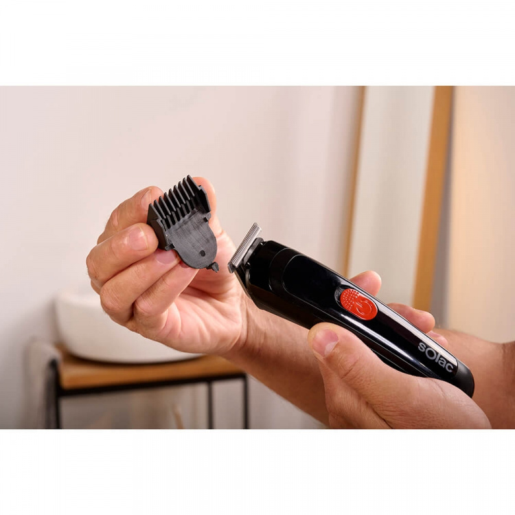 SOLAC Hair Clipper Multifunctional Pourpose Black IPX6