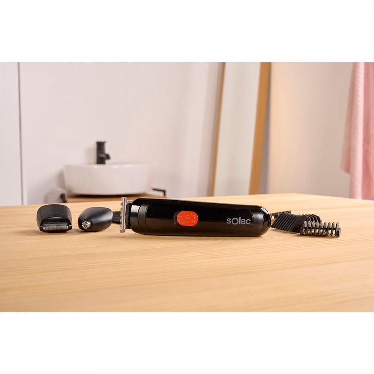 SOLAC Hair Clipper Multifunctional Pourpose Black IPX6