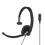 Koss Headset CS295 Mono On-Ear Mic USB Black