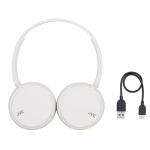 JVC Headphone On-Ear BT White HA-S36W-W-U