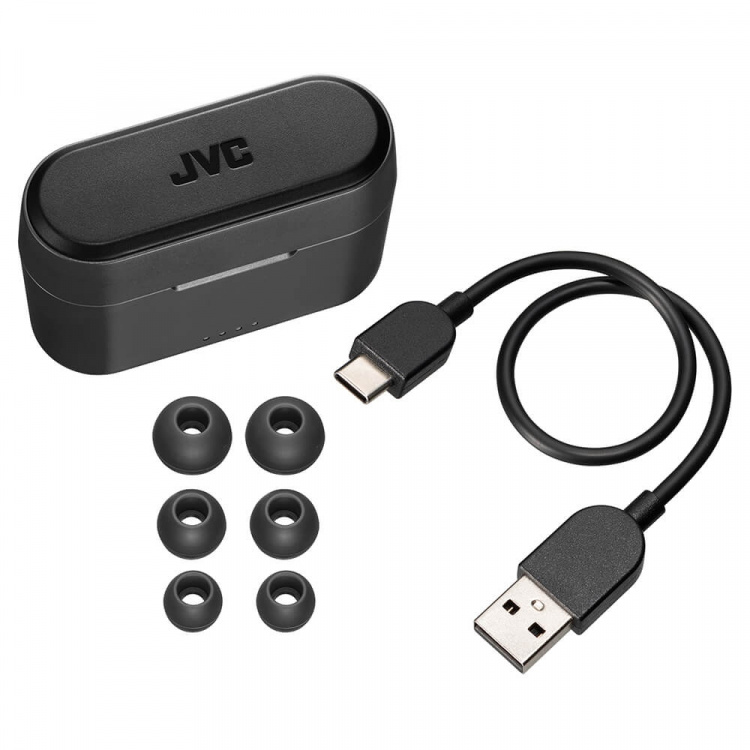 JVC Headphone In-Ear True Wireless Stix Black HA-A9T-B-E