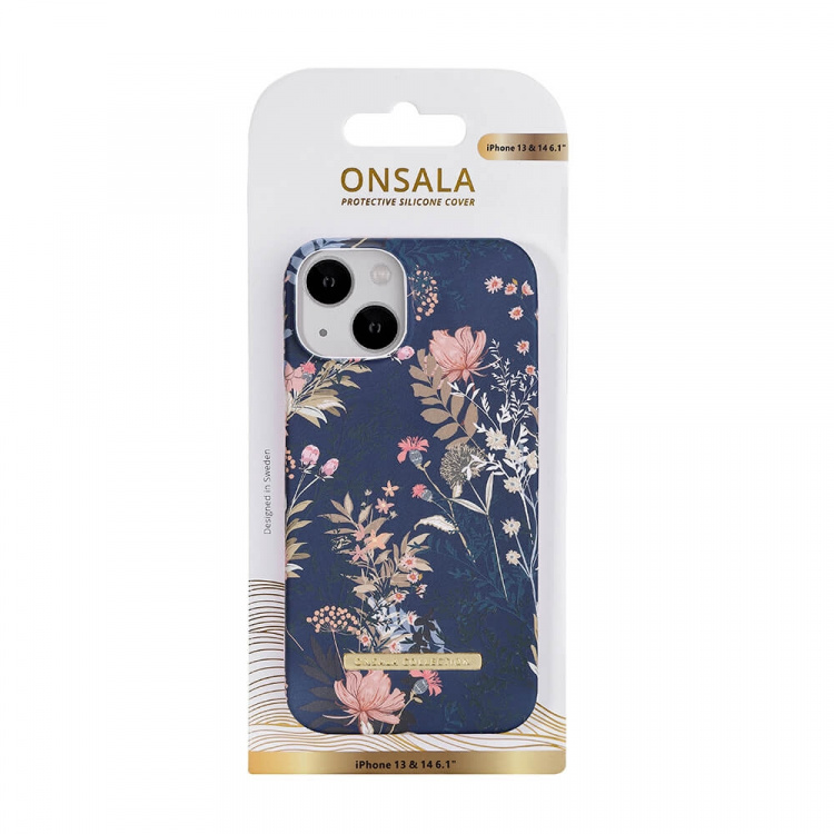 Onsala Phone Case Dark Flower - iPhone 13/14