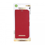 Onsala Wallet Case Eco Red - iPhone 14 Plus
