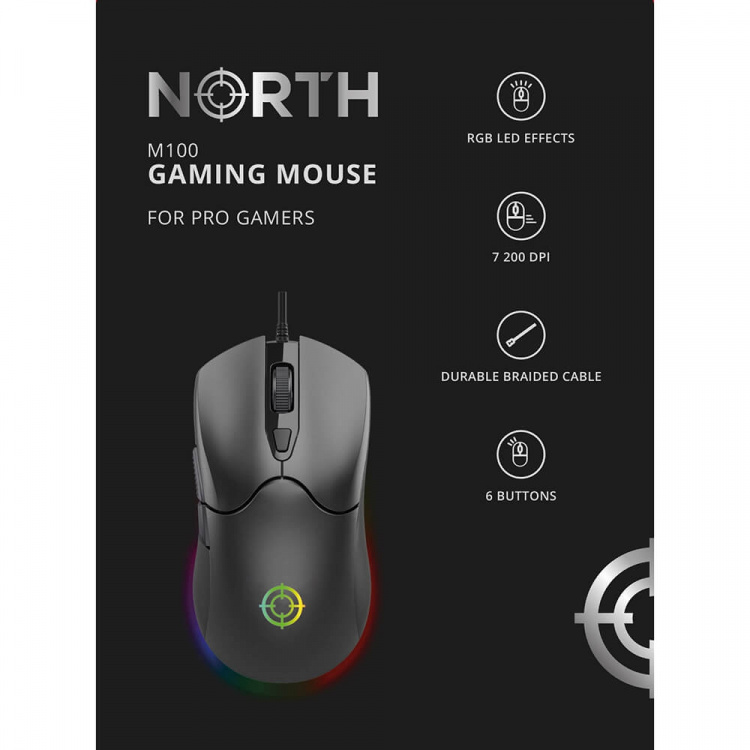 NORTH Gaming Mouse M100 RGB NORTH Gaming Mouse M100 RGB