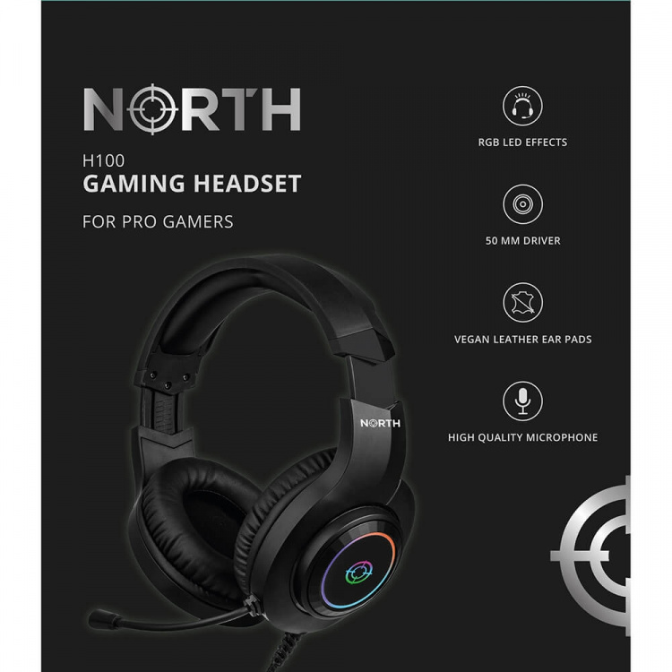 NORTH Gaming Headset H100 RGB