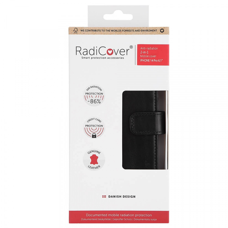 Radicover Wallet Case Anti Radiation 2in1 iPhone 14 Pro