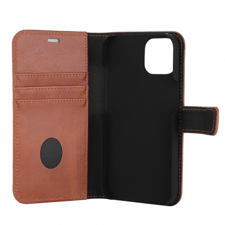 Radicover Wallet Case Anti Radiation 2in1 Brown - iPhone 13/14