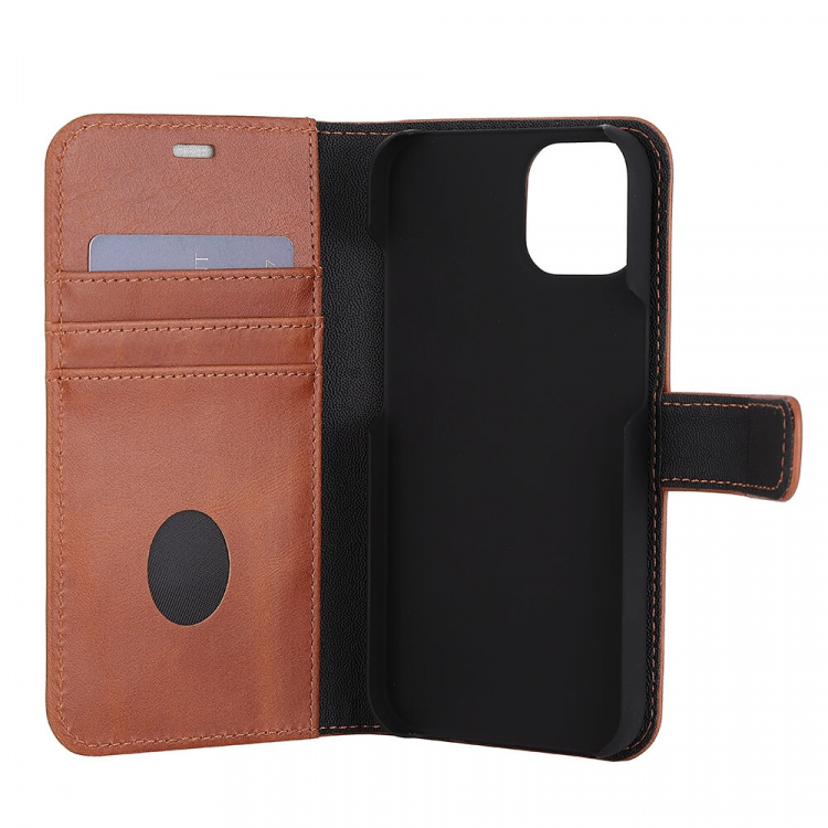 Radicover Wallet Case Anti Radiation 2in1 Brown - iPhone 13/14