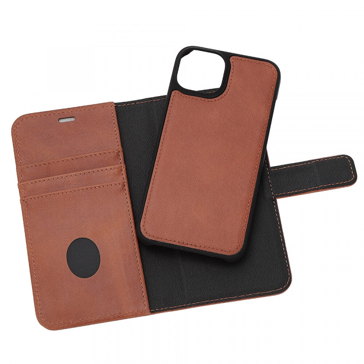 Radicover Wallet Case Anti Radiation 2in1 Brown - iPhone 13/14