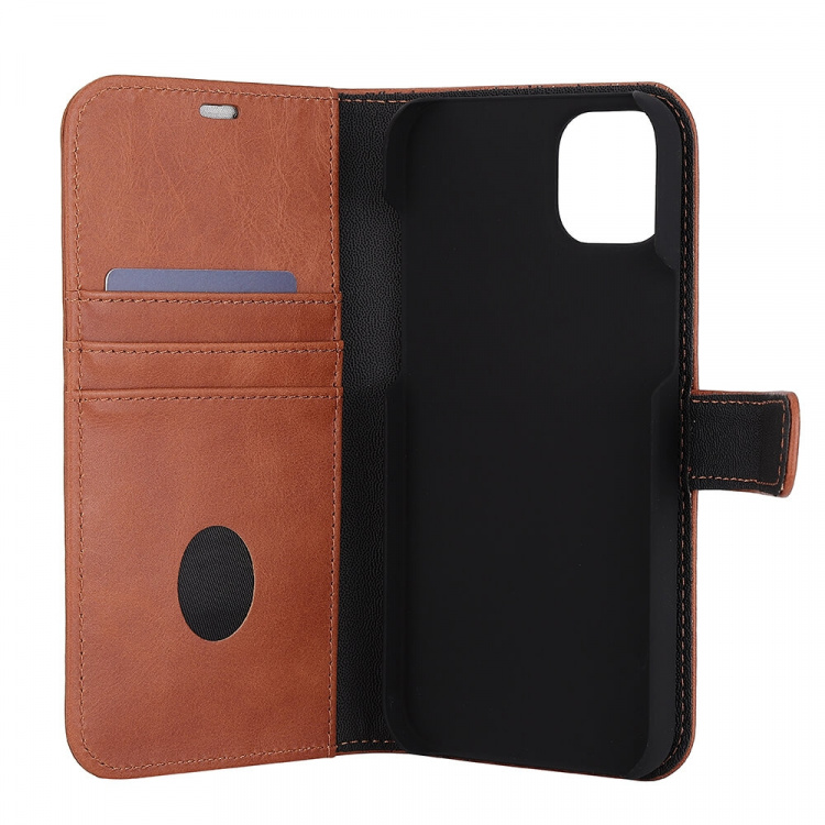 Radicover Wallet Case Anti Radiation 2in1 Brown iPhone 14 Plus