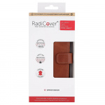 Radicover Wallet Case Anti Radiation 2in1 Brown iPhone 14 Plus