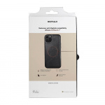 Buffalo Phone Case Leather MagSeries Black - iPhone 14 Plus