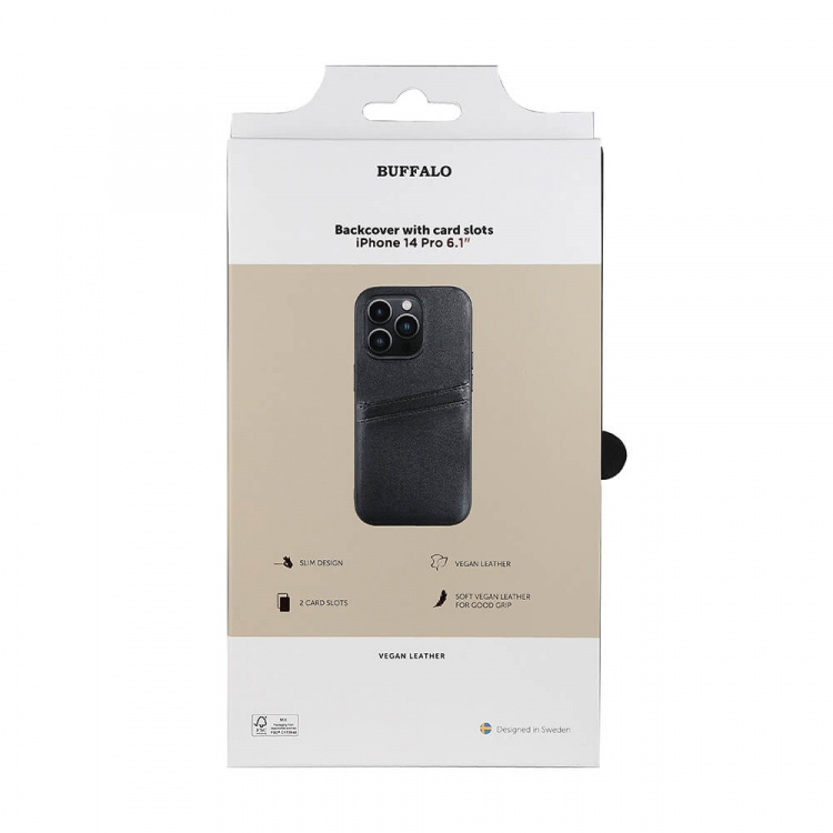 Buffalo Phone Case PU Black - iPhone 14 Pro Buffalo Phone Case PU Black - iPhone 14 Pro