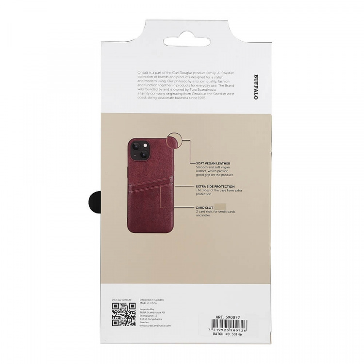 Buffalo Phone Case PU Brown - iPhone 13/14