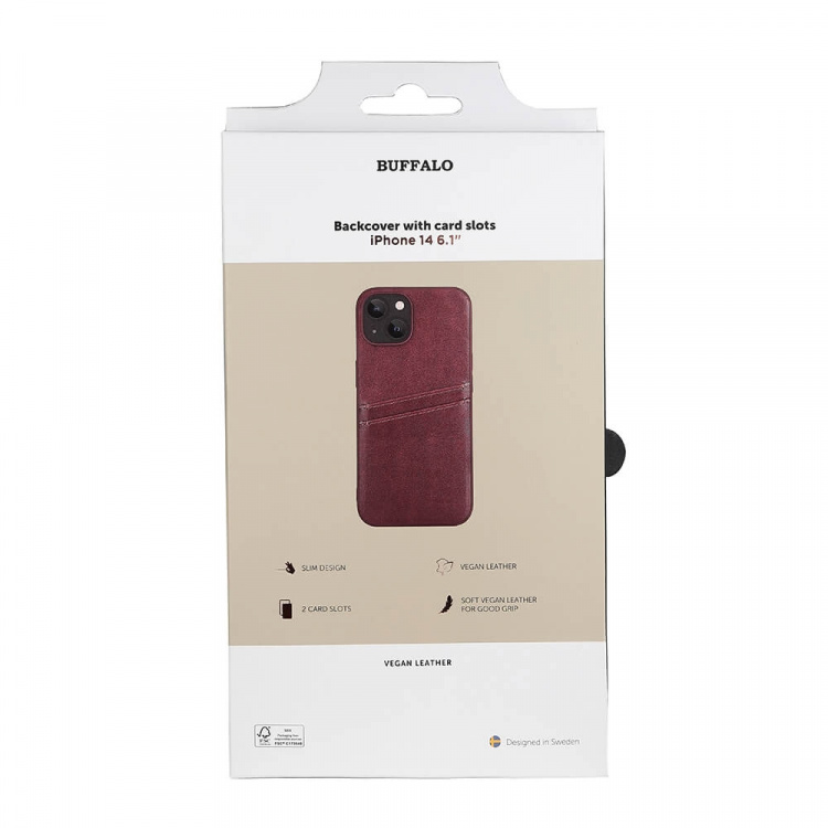 Buffalo Phone Case PU Brown - iPhone 13/14