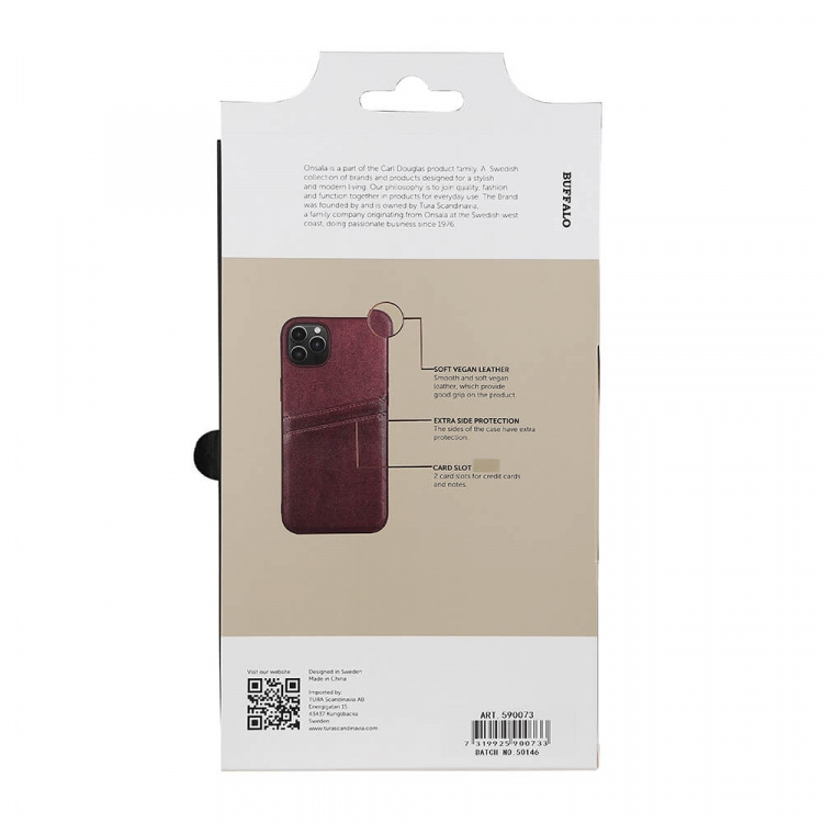 Buffalo Phone Case PU Brown - iPhone 14 Plus