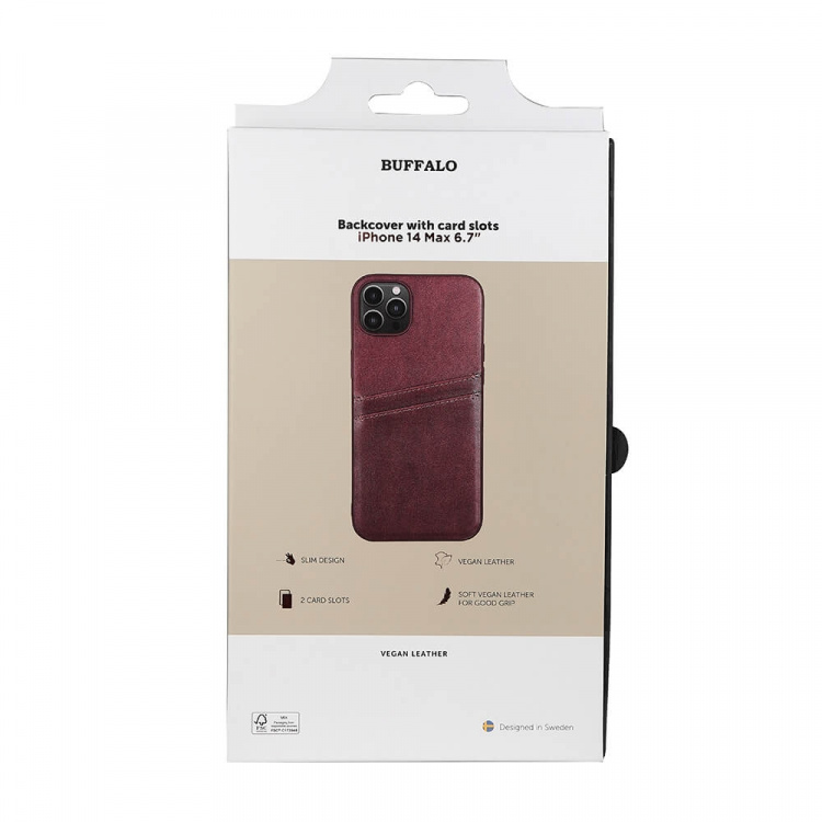Buffalo Phone Case PU Brown - iPhone 14 Plus