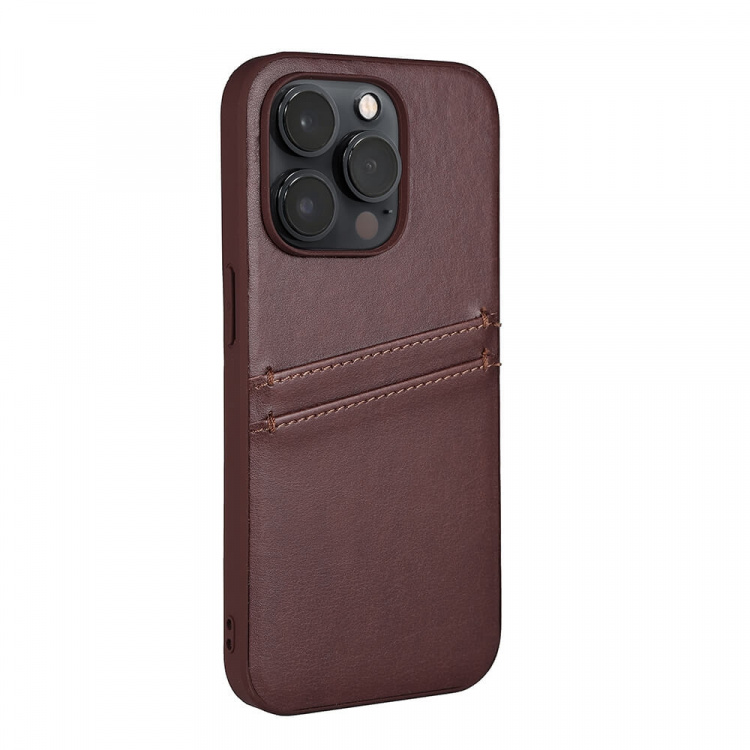 Buffalo Phone Case PU Brown - iPhone 14 Pro