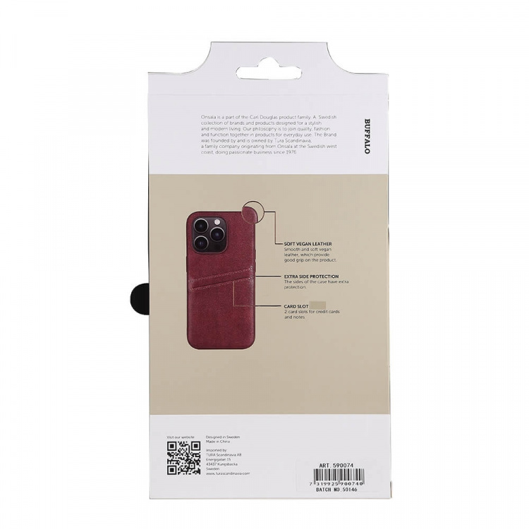 Buffalo Phone Case PU Brown - iPhone 14 Pro