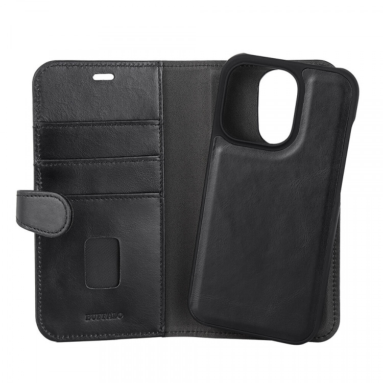 Buffalo Wallet Case Black - iPhone 14 Pro