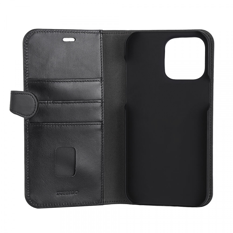 Buffalo Wallet Case 2-in-1 Black - iPhone 14 Pro Max Buffalo Wallet Case 2-in-1 Black - iPhone 14 Pro Max
