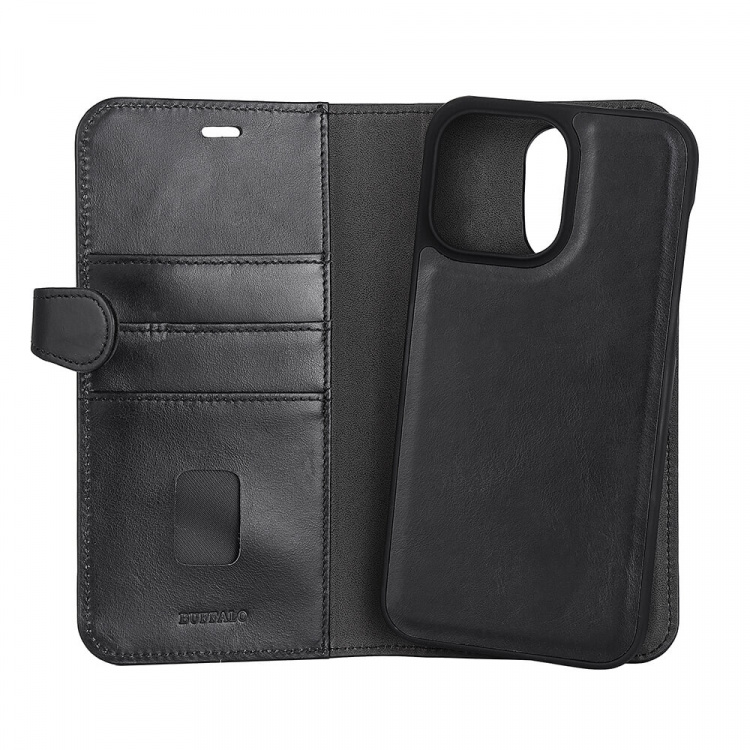 Buffalo Wallet Case 2-in-1 Black - iPhone 14 Pro Max Buffalo Wallet Case 2-in-1 Black - iPhone 14 Pro Max