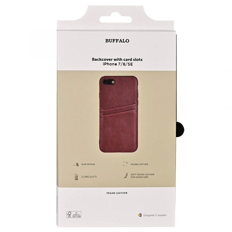 Buffalo Phone Case PU Brown - iPhone 7/8/SE Buffalo Phone Case PU Brown - iPhone 7/8/SE
