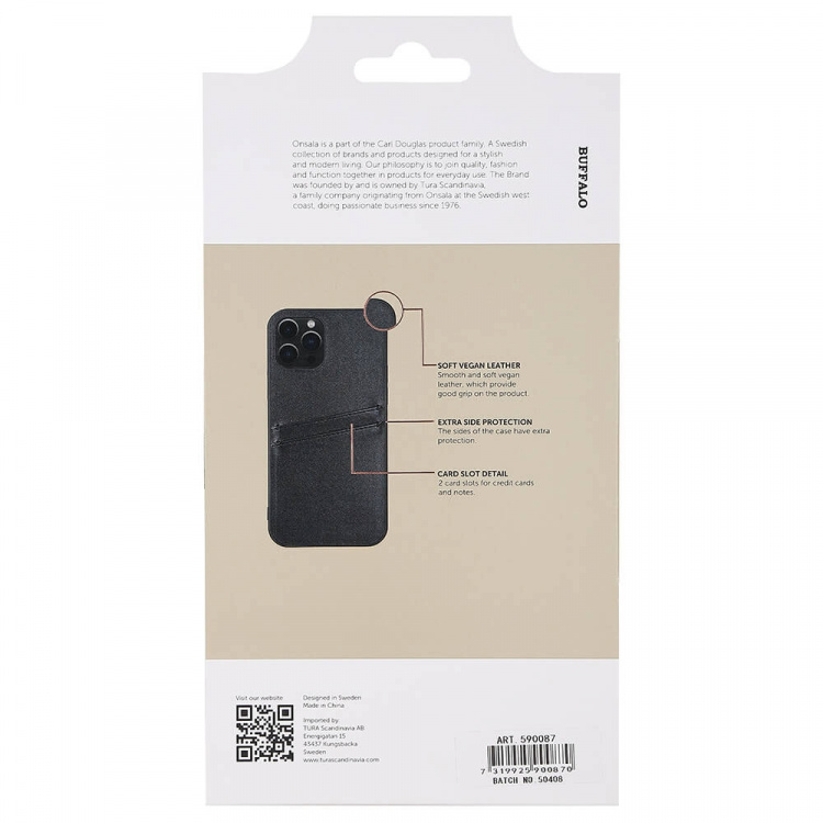 Buffalo Phone Case Black - iPhone 12/12 Pro Buffalo Phone Case Black - iPhone 12/12 Pro