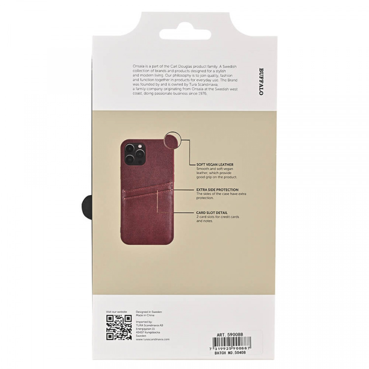 Buffalo Phone Case Brown - iPhone 12/12 Pro