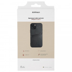 Buffalo Phone Case PU 1 Card iPhone 13 Mini Svart
