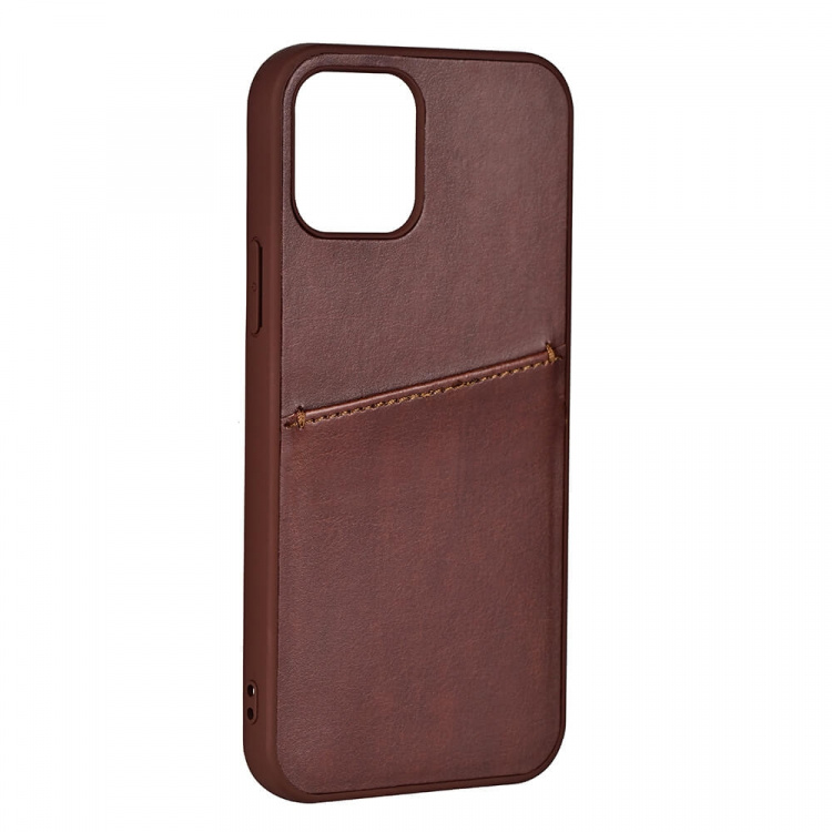 Buffalo Phone Case PU 1 Card iPhone 13 Mini Brown