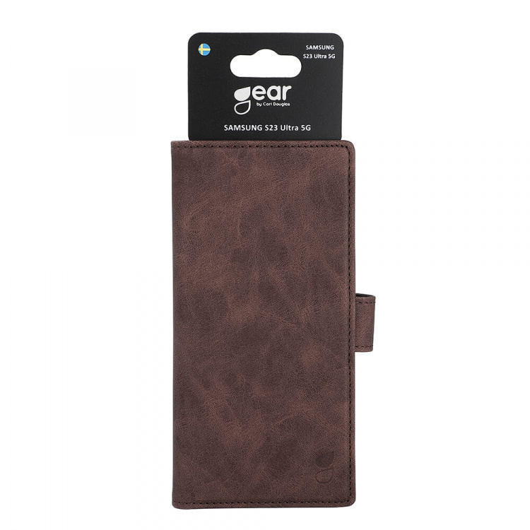 Gear Wallet Case Brown - Samsung S23 Ultra