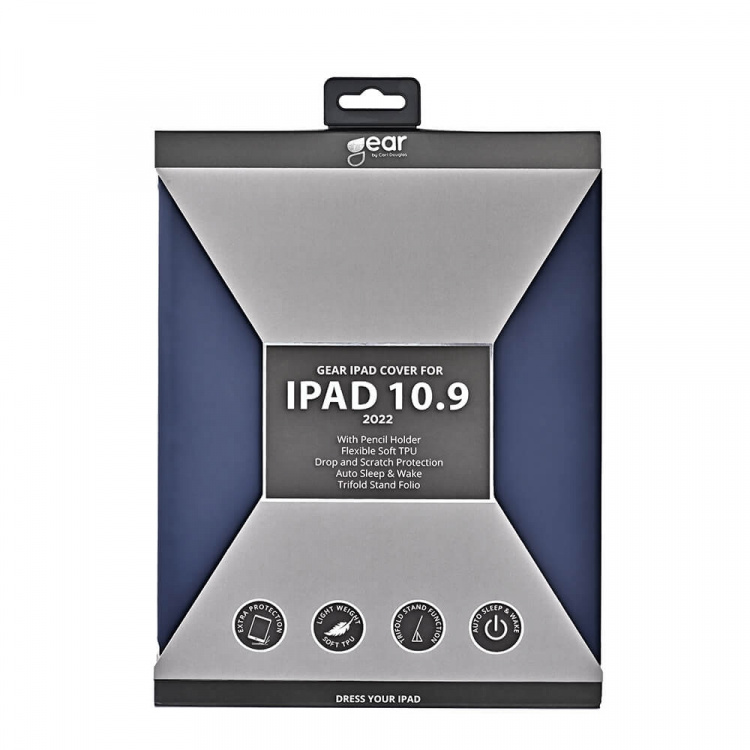 Gear Tablet Cover Pencilpocket Dark Blue - iPad 10,9