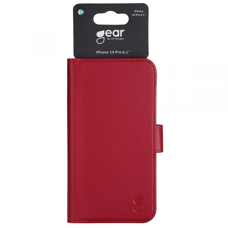 Gear Wallet Case Red - iPhone 14 Pro