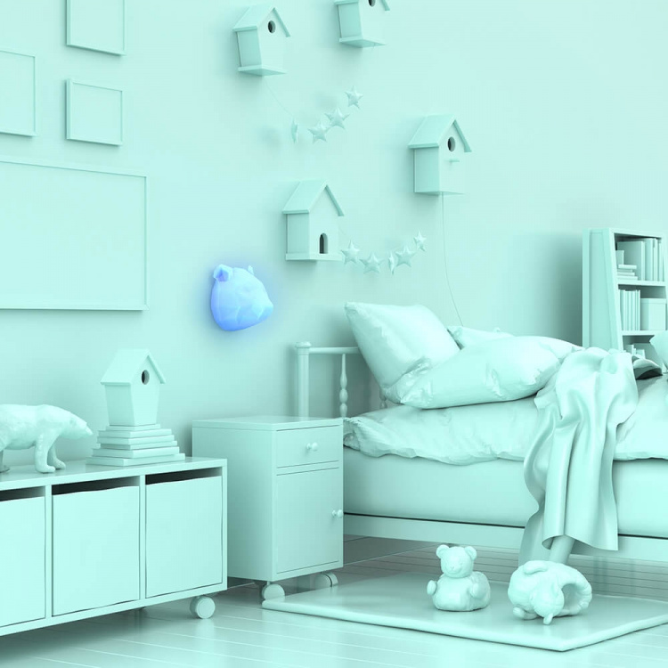 Mobility On Board Wall Nightlight Wild Light Panda Multicolor