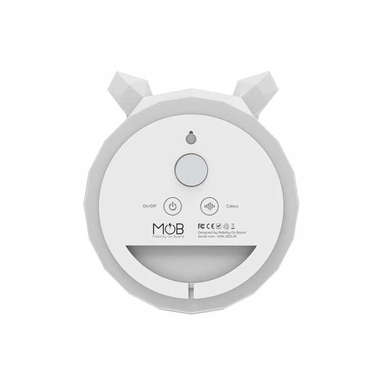 Mobility On Board Wall Nightlight Wild Light Rhino Multicolor