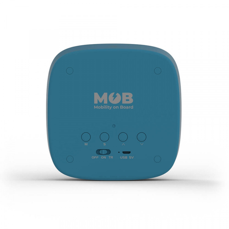 Mobility On Board Alarm Clock with Light Billy Clock Dark Blue