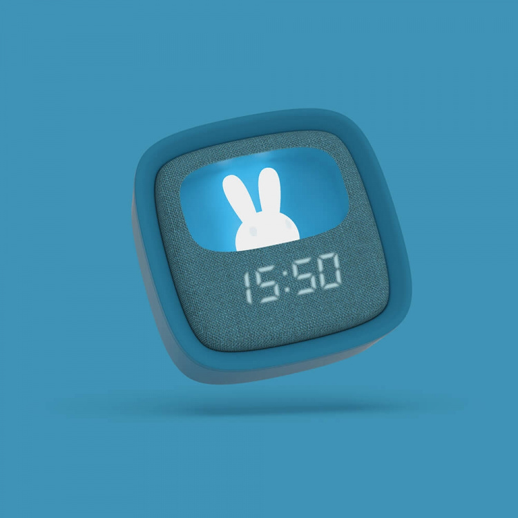 Mobility On Board Alarm Clock with Light Billy Clock Dark Blue