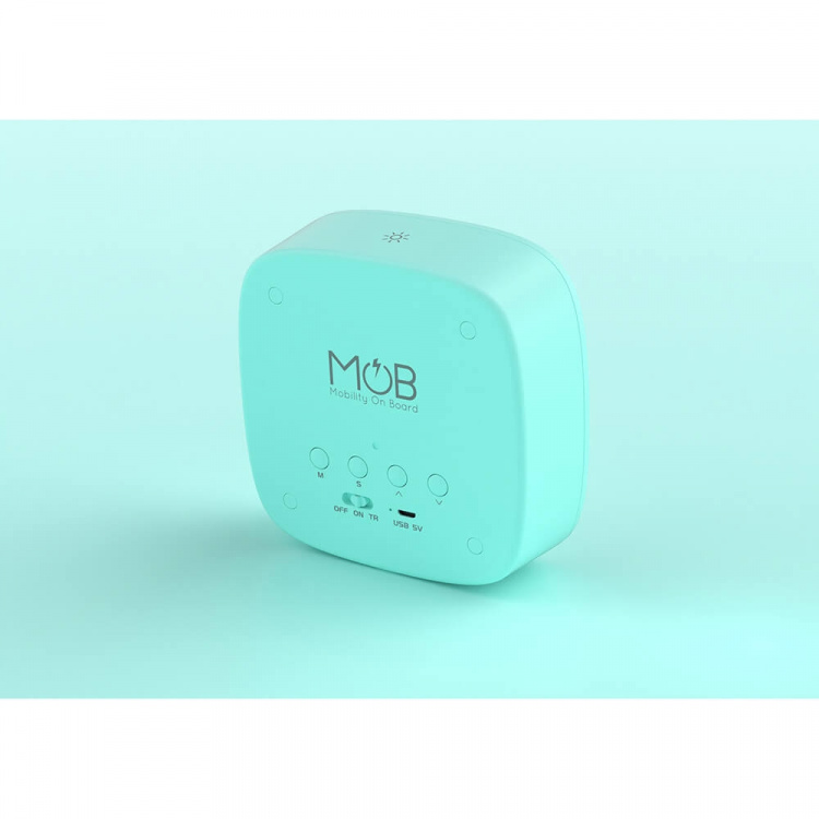 Mobility On Board Alarm Clock with Light Billy Clock Mint green