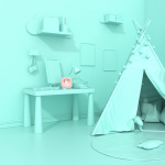 Mobility On Board Alarm Clock with Light Billy Clock Pink