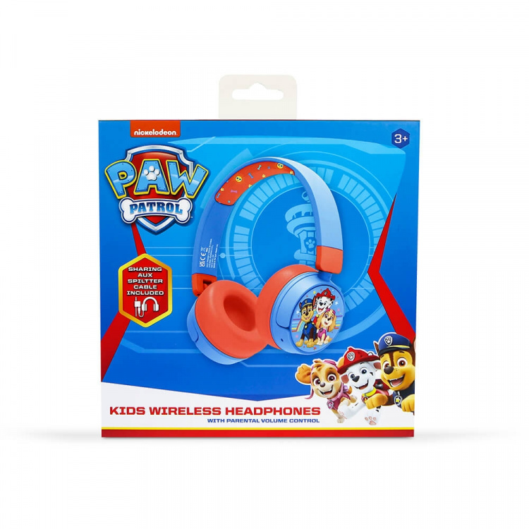 Paw Patrol Headphone On-Ear Junior Wireless 85dB/95dB