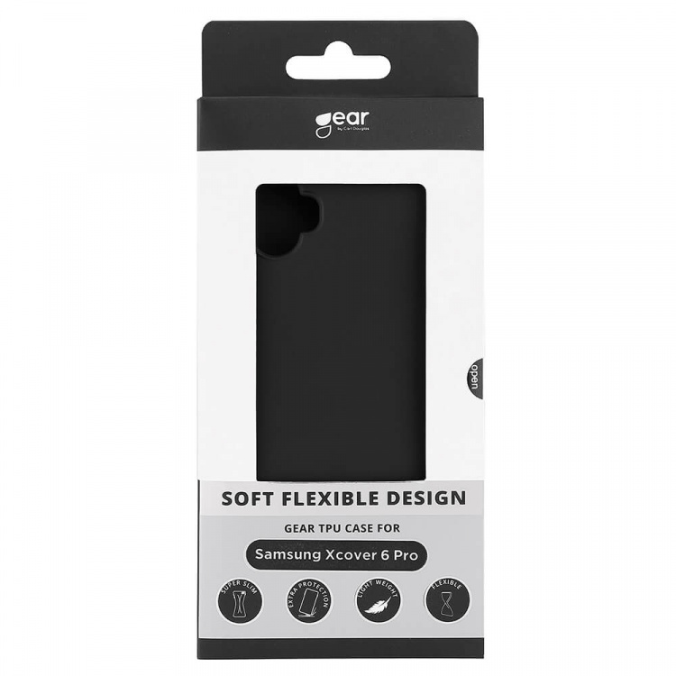 Gear Mobilecover Solid Black Samsung Xcover 6 Pro